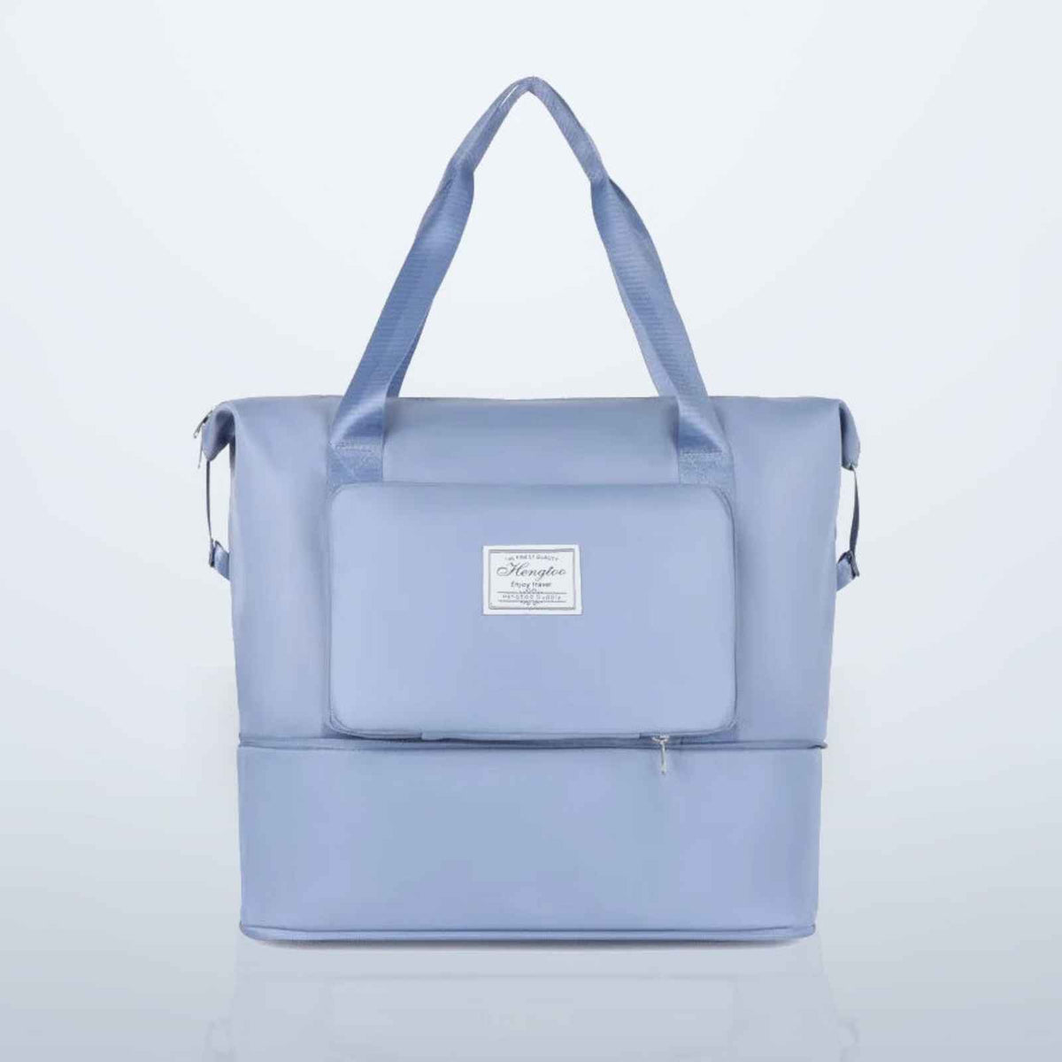 Foldable Nylon Weekender Travel Bag in Blue Foldable – product image 6
