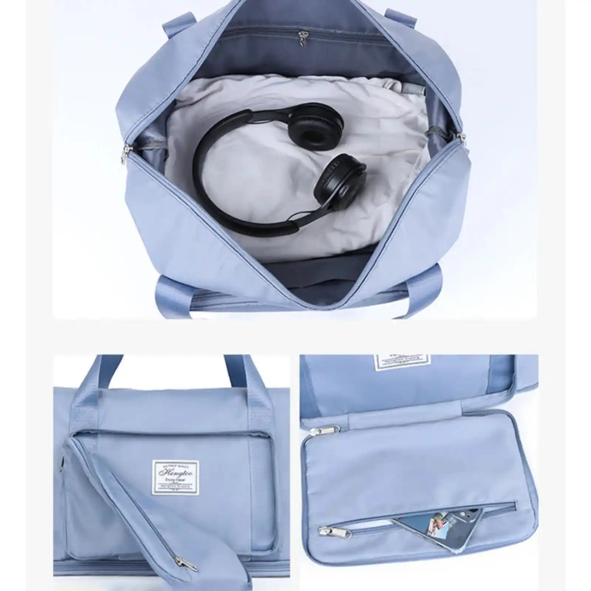 Foldable Nylon Weekender Travel Bag – product image 13