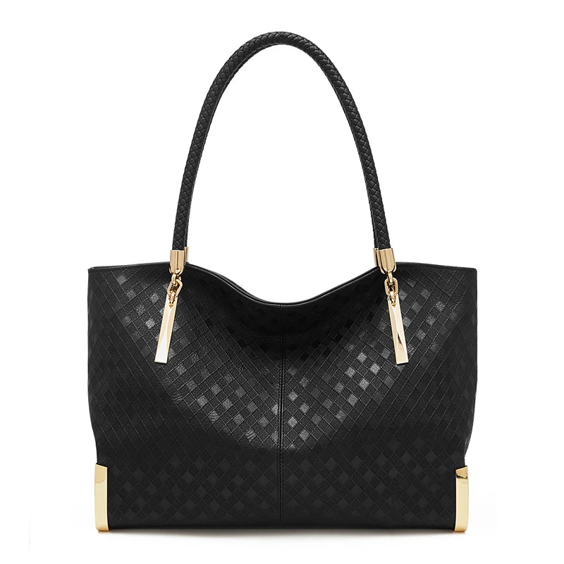 FOXER Genuine Leather Lady's Handbag Elegant Luxury Design Women Shoulder Bag Large Capacity Tote Bag Best Gift for Mom,Wife Smash Price Shop