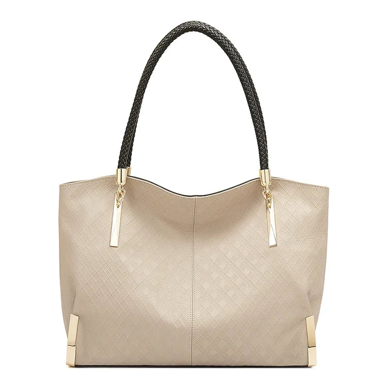 FOXER Genuine Leather Lady's Handbag Elegant Luxury Design Women Shoulder Bag Large Capacity Tote Bag Best Gift for Mom,Wife Smash Price Shop