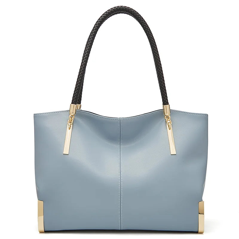 FOXER Genuine Leather Lady's Handbag Elegant Luxury Design Women Shoulder Bag Large Capacity Tote Bag Best Gift for Mom,Wife Smash Price Shop