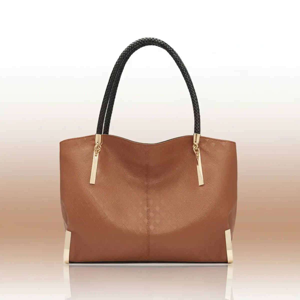 FOXER Large Split Leather Shoulder Tote Bag in 9136096F1Q / China Mainland – product image 13