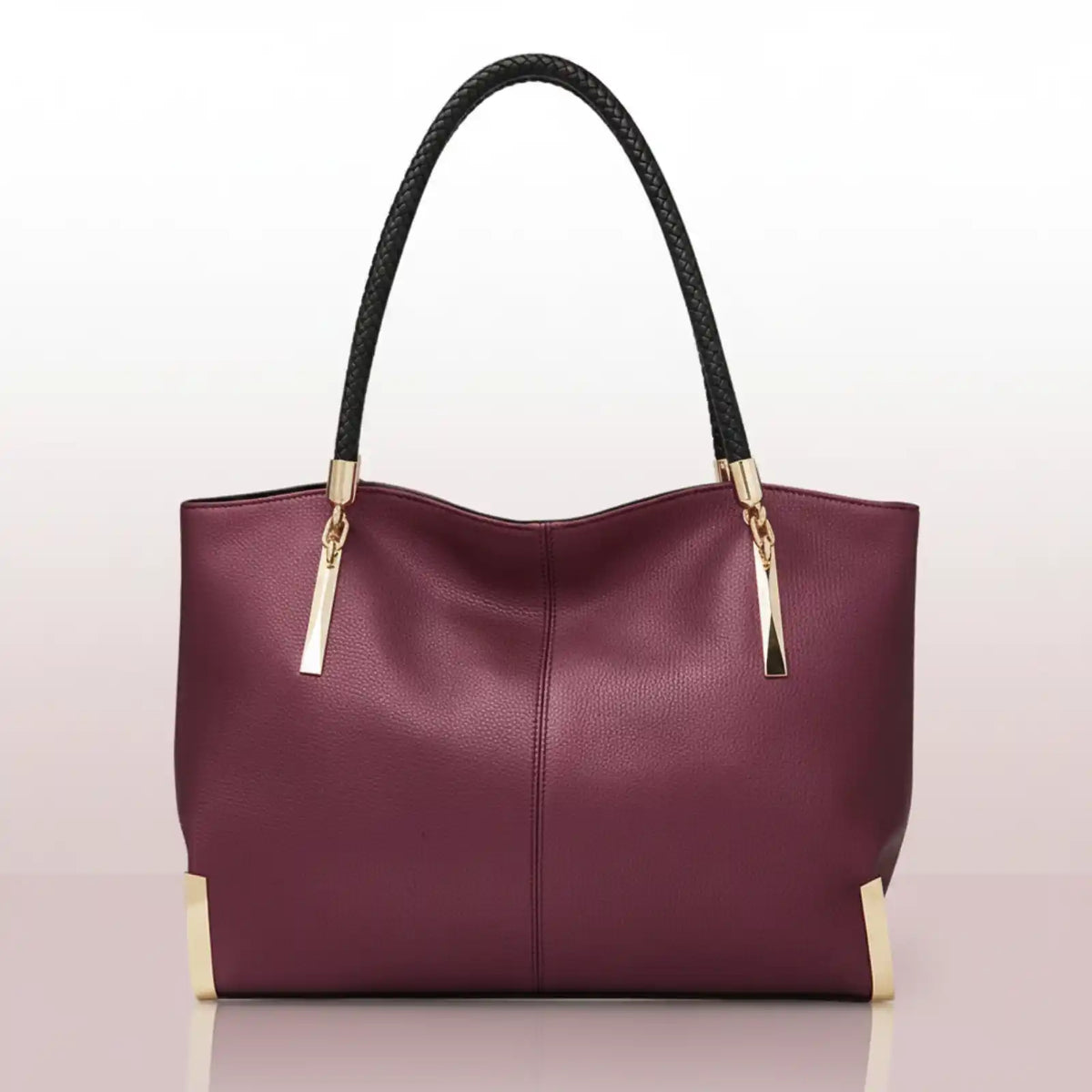 FOXER Large Split Leather Shoulder Tote Bag – product image 18