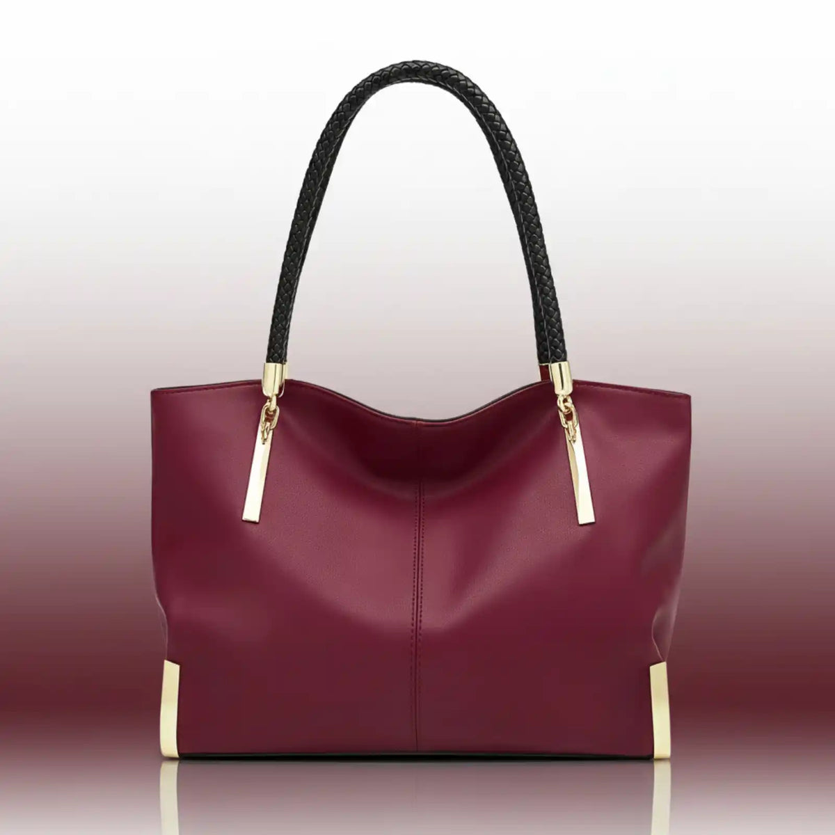 FOXER Split Leather Large Shoulder Tote Bag Smash Price Shop Work Tote