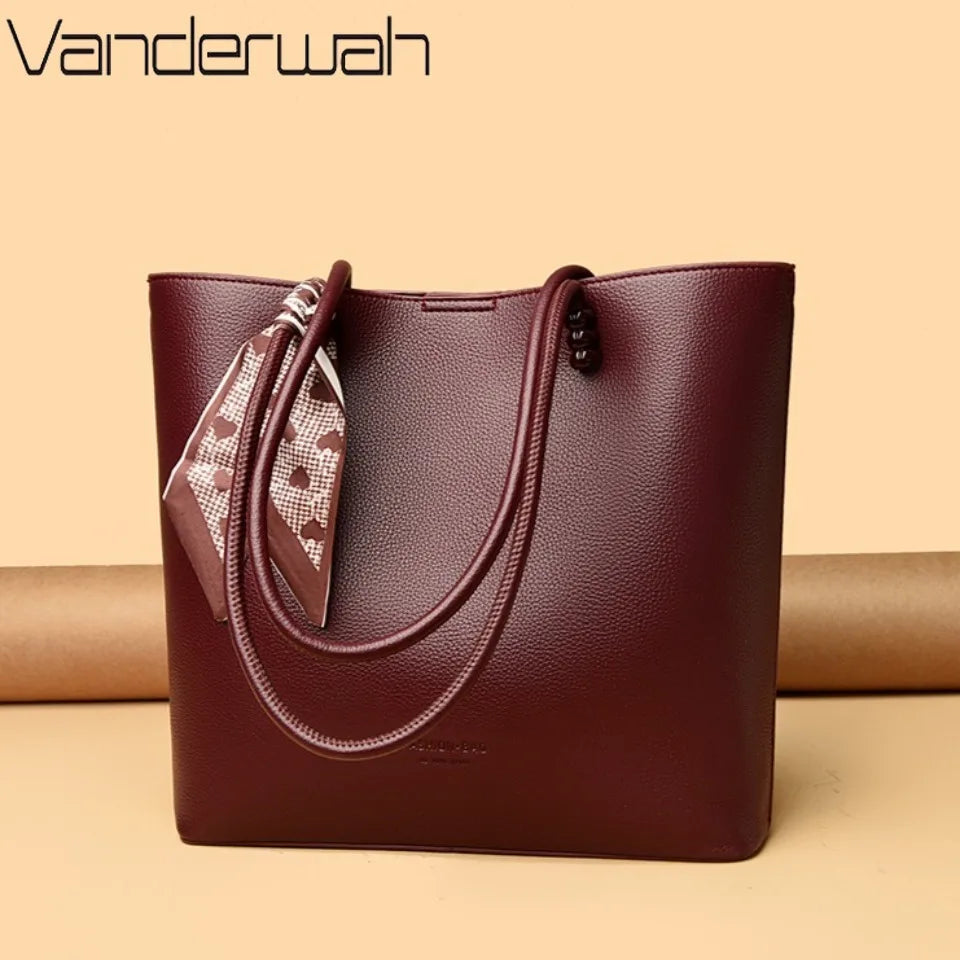 Genuine Brand Luxury Purses and Handbags Women Bags Designer Soft Leather Shoulder Top-handle Commute Bag Female Sac A Main Tote Smash Price Shop