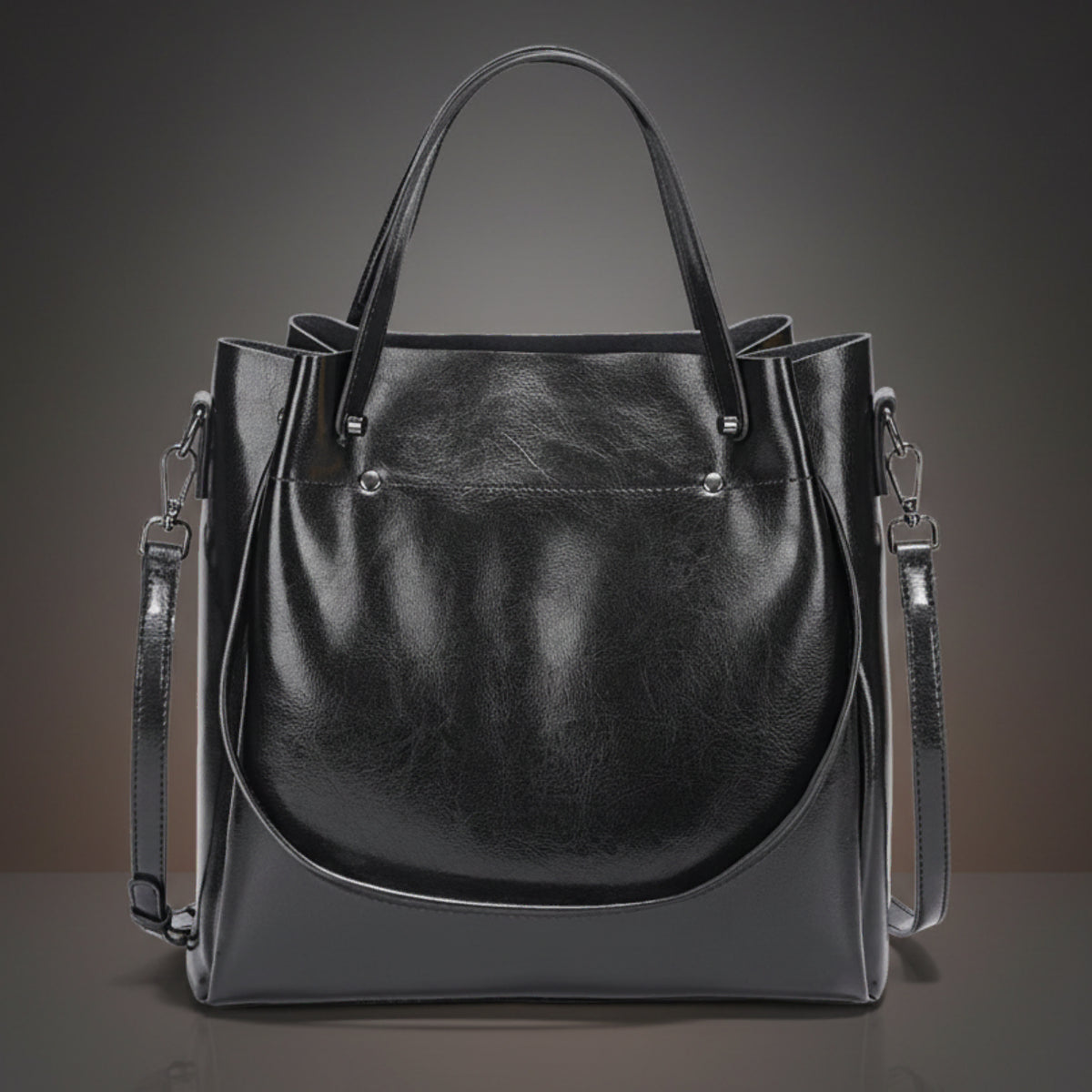 Genuine Leather Multi-Carry Work Tote Bag for Women ZENCY
