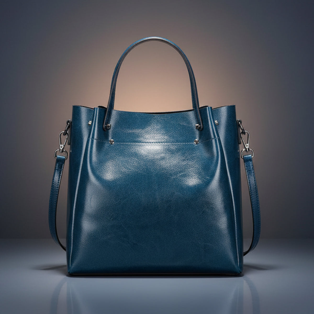 Genuine Leather Multi-Carry Work Tote Bag for Women ZENCY