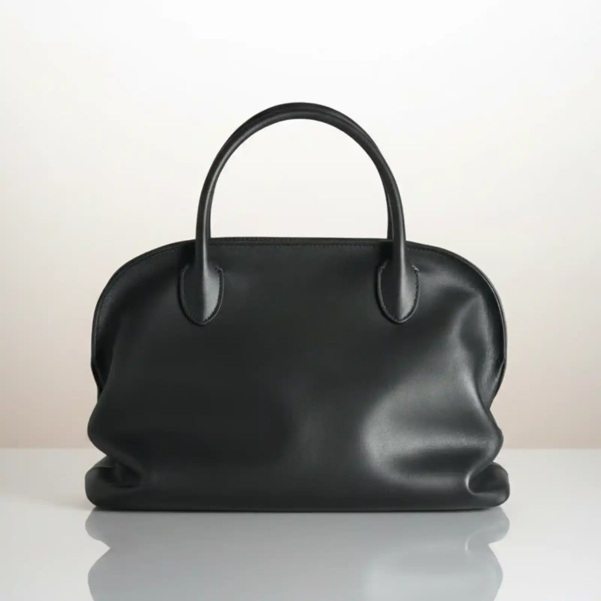Genuine Leather Shell Shoulder Tote Bag – product image 7