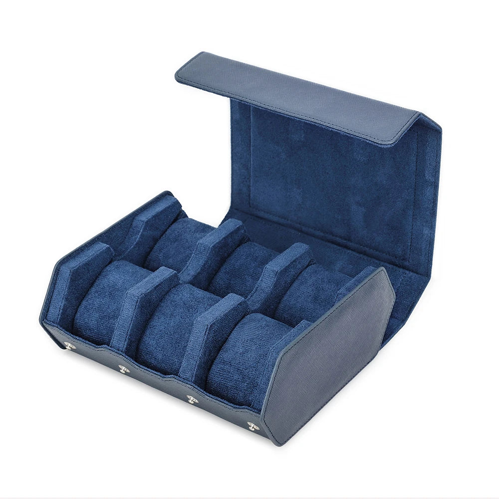 Genuine Leather Watch Roll Case – 6/8 Slot Travel Box Smash Price Shop Unisex