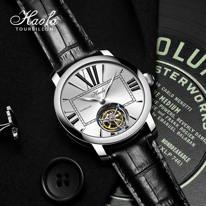 Haofa 1033 Tourbillon Watch – Seagull ST8230, Manual, Sapphire