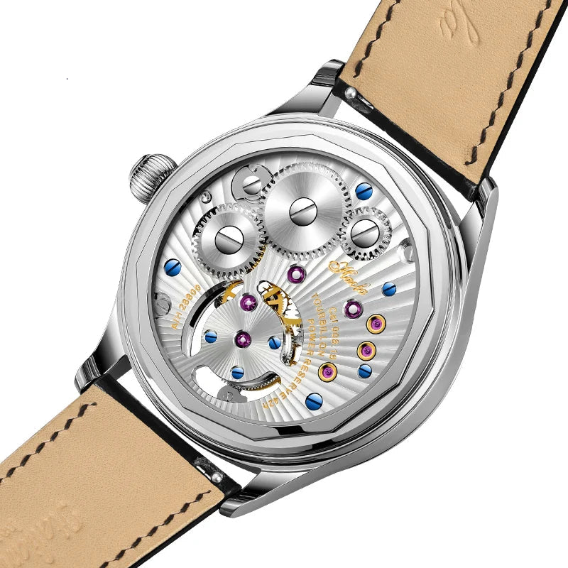 Haofa 1038 Tourbillon GMT Watch – Manual, Moon Phase, Sapphire
