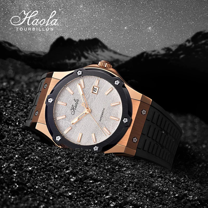 Haofa 1911 Business Automatic Watch – Day/Date, Sapphire, 5ATM Smash Price Shop Men's Watch