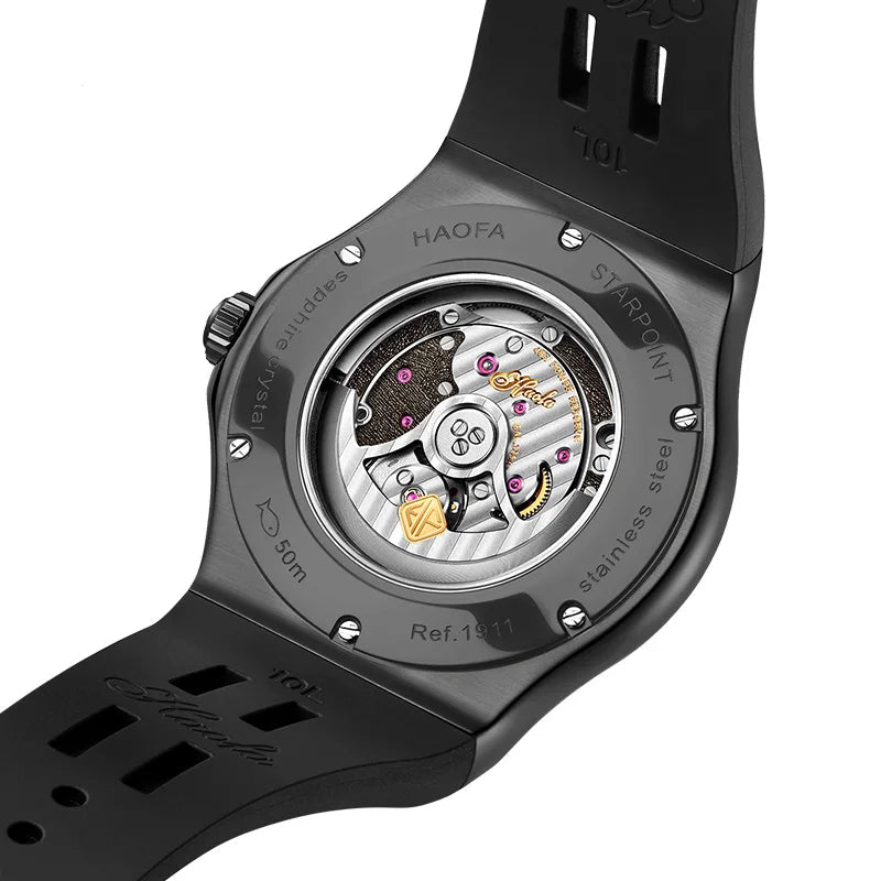 Haofa 1911 Business Automatic Watch – Day/Date, Sapphire, 5ATM Smash Price Shop Men's Watch