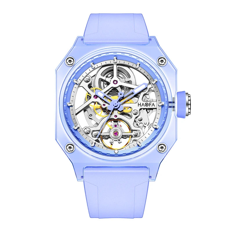 Haofa 2208 Skeleton Automatic Watch – Sapphire Crystal Irregular Case Smash Price Shop Men's Watch