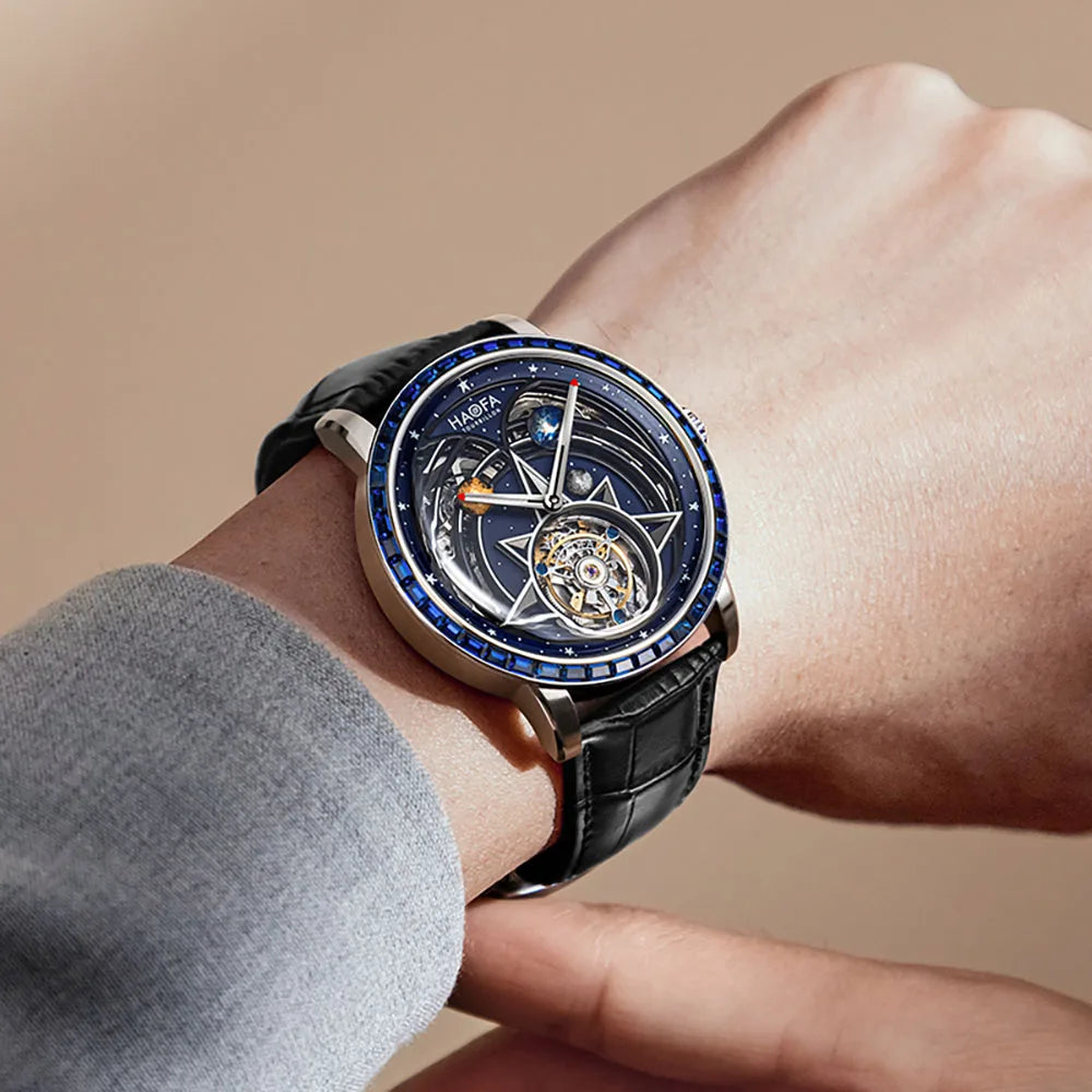 Haofa 2269 Flying Tourbillon Men’s Watch – Solar System Sapphire 3HD6E Smash Price Shop Men's Watch