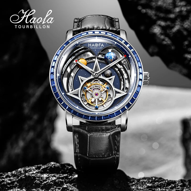 Haofa 2269 Flying Tourbillon Men’s Watch – Solar System Sapphire 3HD6E Smash Price Shop Men's Watch