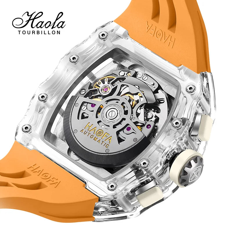 Haofa 2368 Automatic Men's Sports Watch – 49mm Tonneau Case