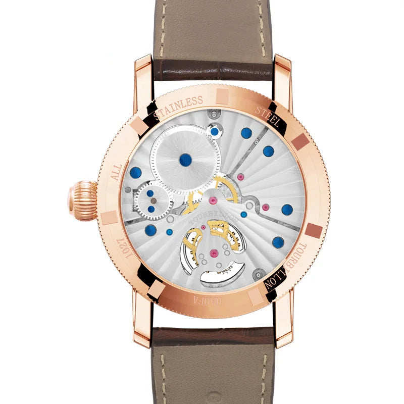 Haofa D1027 Green Skeleton Tourbillon Watch – ST8230 Manual Wind Smash Price Shop Men's Watch