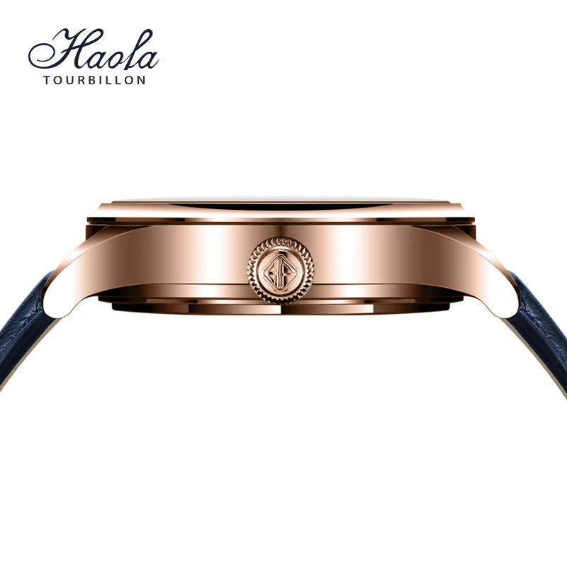 Haofa Men's GMT Tourbillon Watch – Luxury Mechanical Design
