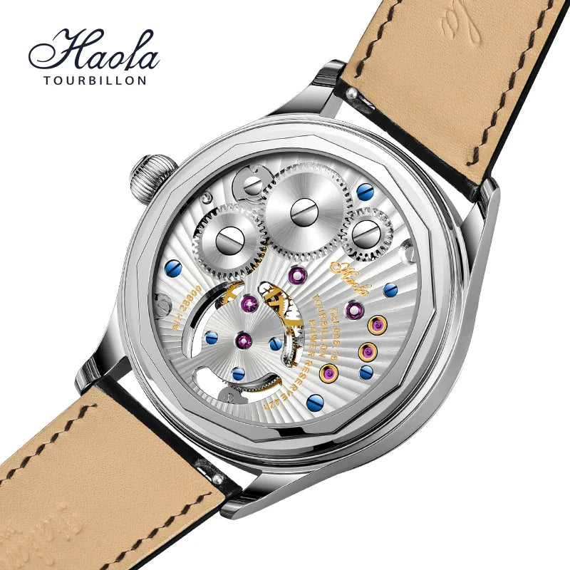 Haofa Men's GMT Tourbillon Watch – Luxury Mechanical Design