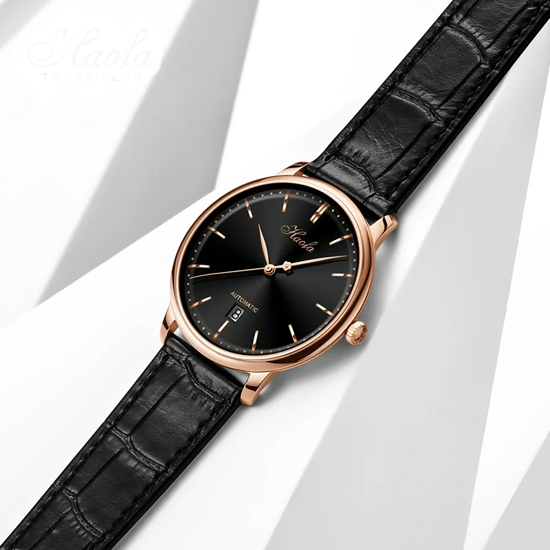Haofa Ultra-Thin Automatic Watch for Men Sapphire 1606