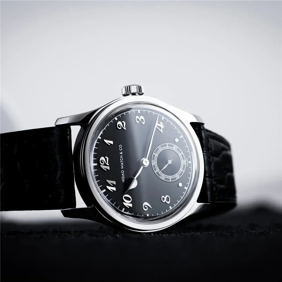 IX&DAO Men’s Formal Watch – Sapphire, Leather, 5BAR Quartz