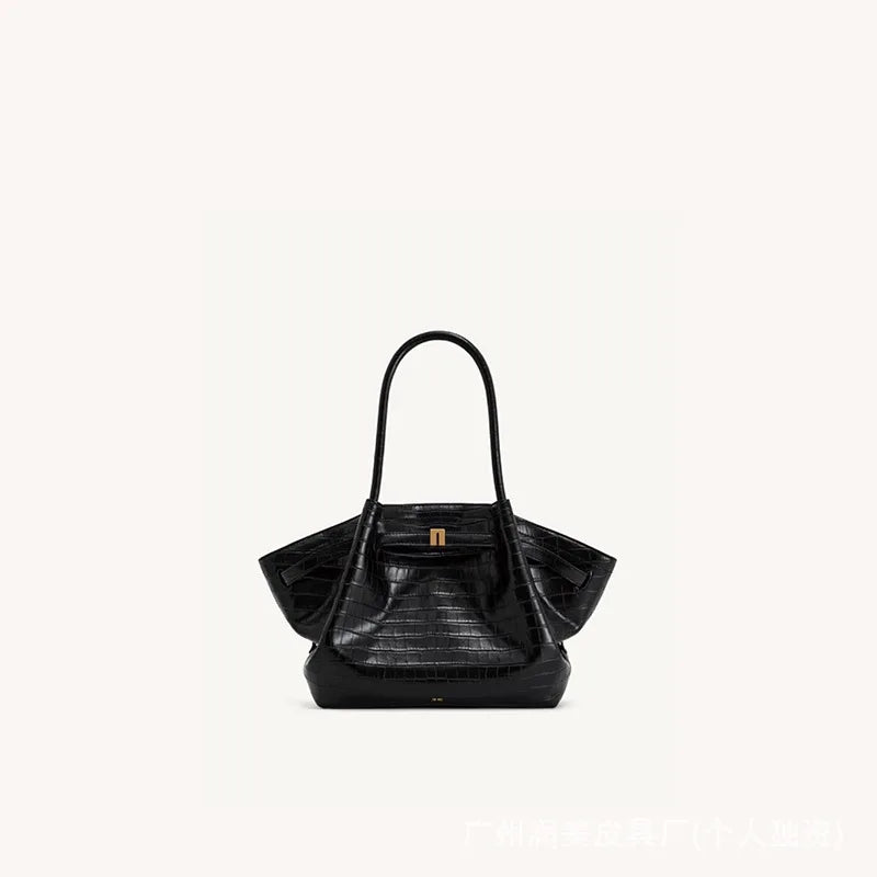 JW PEI HANA Tote Bag Dumpling Bun Small Women's Shoulder Crossbody Bag High Quality Handheld Small Bag Women'sMedium Faux Suede Smash Price Shop
