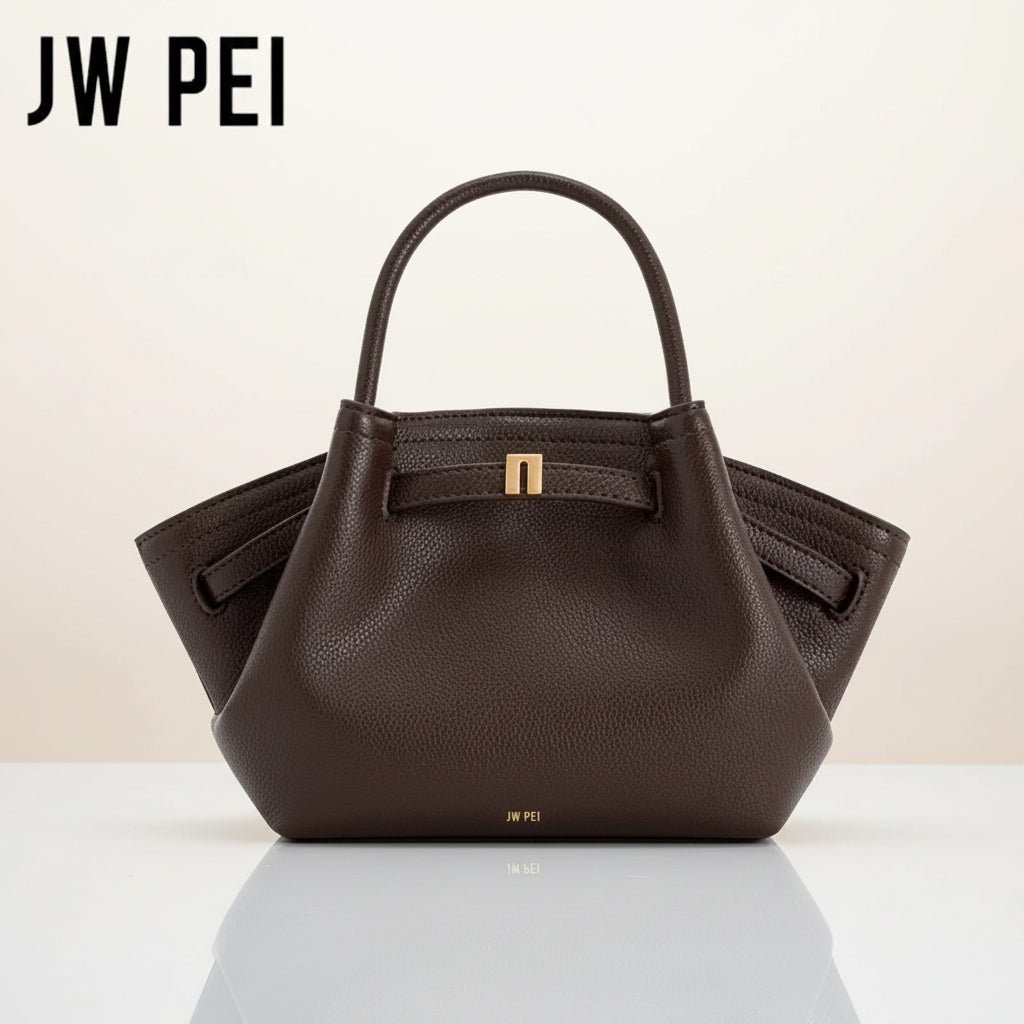 JW PEI Luxury Handbag Tote Bag for Women Leather Shoulder Bag Purse Design Large Capacity Totes Top Handle Hobo Shopper Work Bag Smash Price Shop