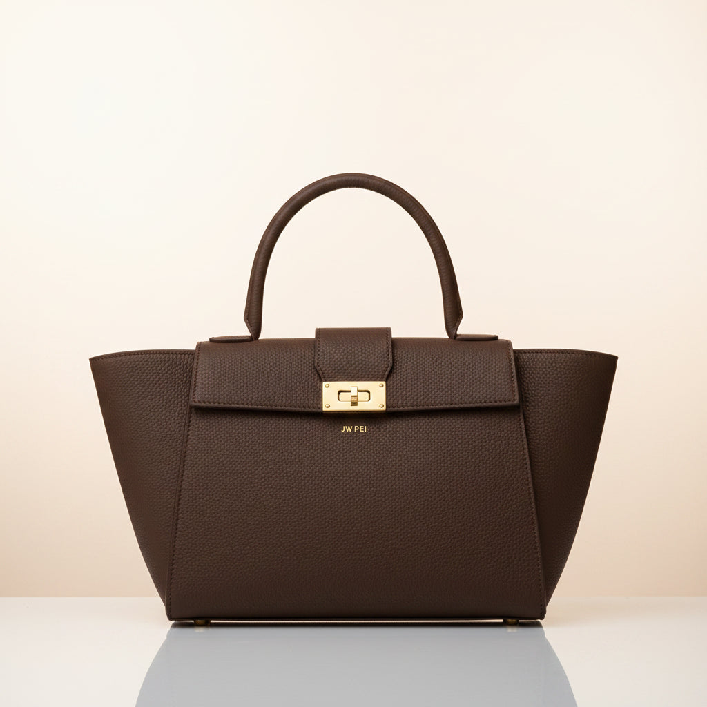 JW PEI Luxury Handbag Tote Bag for Women Leather Shoulder Bag Purse Design Large Capacity Totes Top Handle Hobo Shopper Work Bag Smash Price Shop