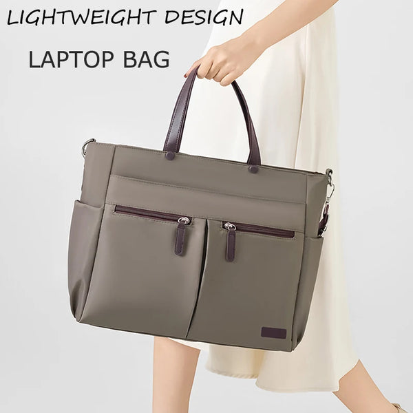 Nylon Commuter Laptop Shoulder Bag