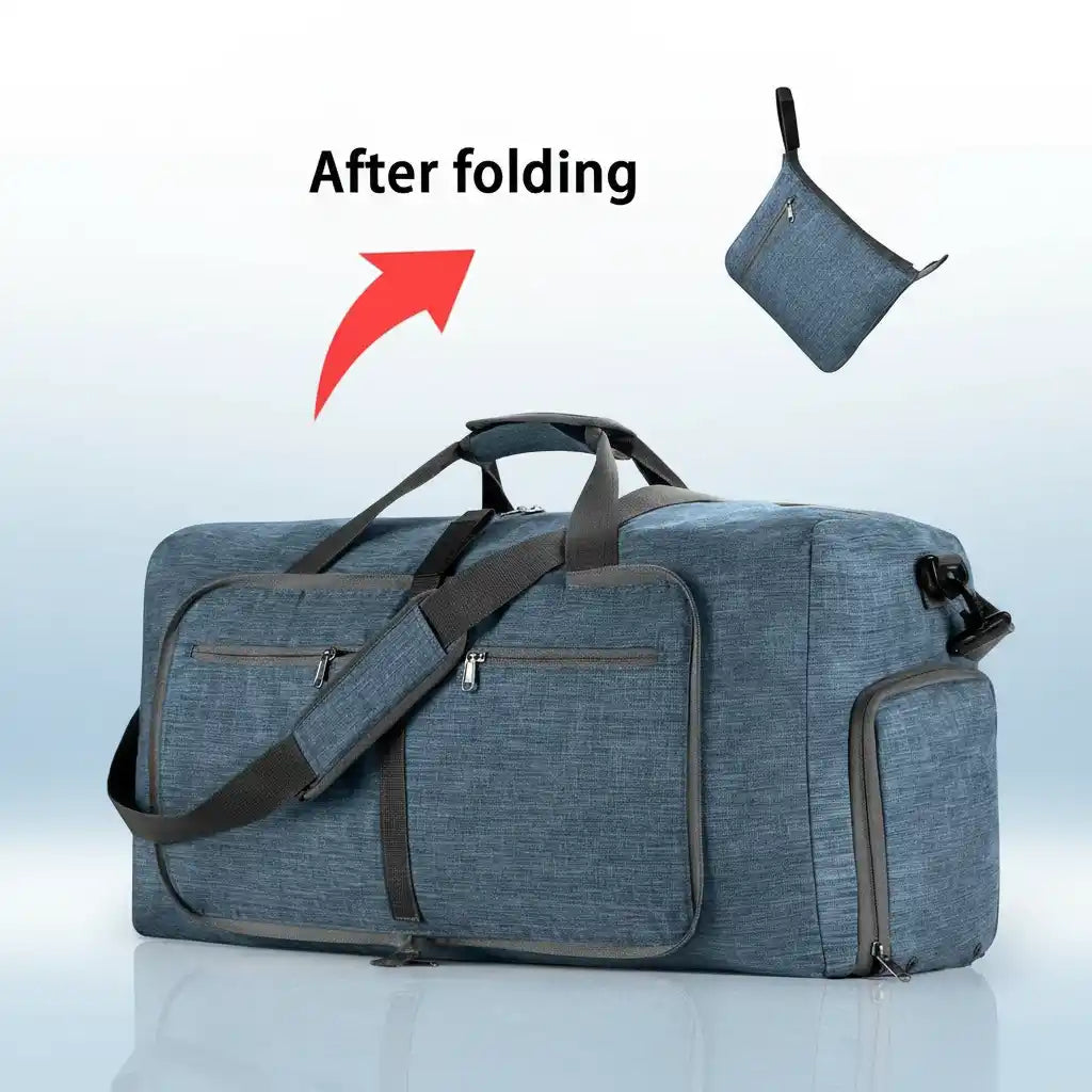 Large-Capacity Carry-On Weekender Bag in 1pcs blue – product image 7