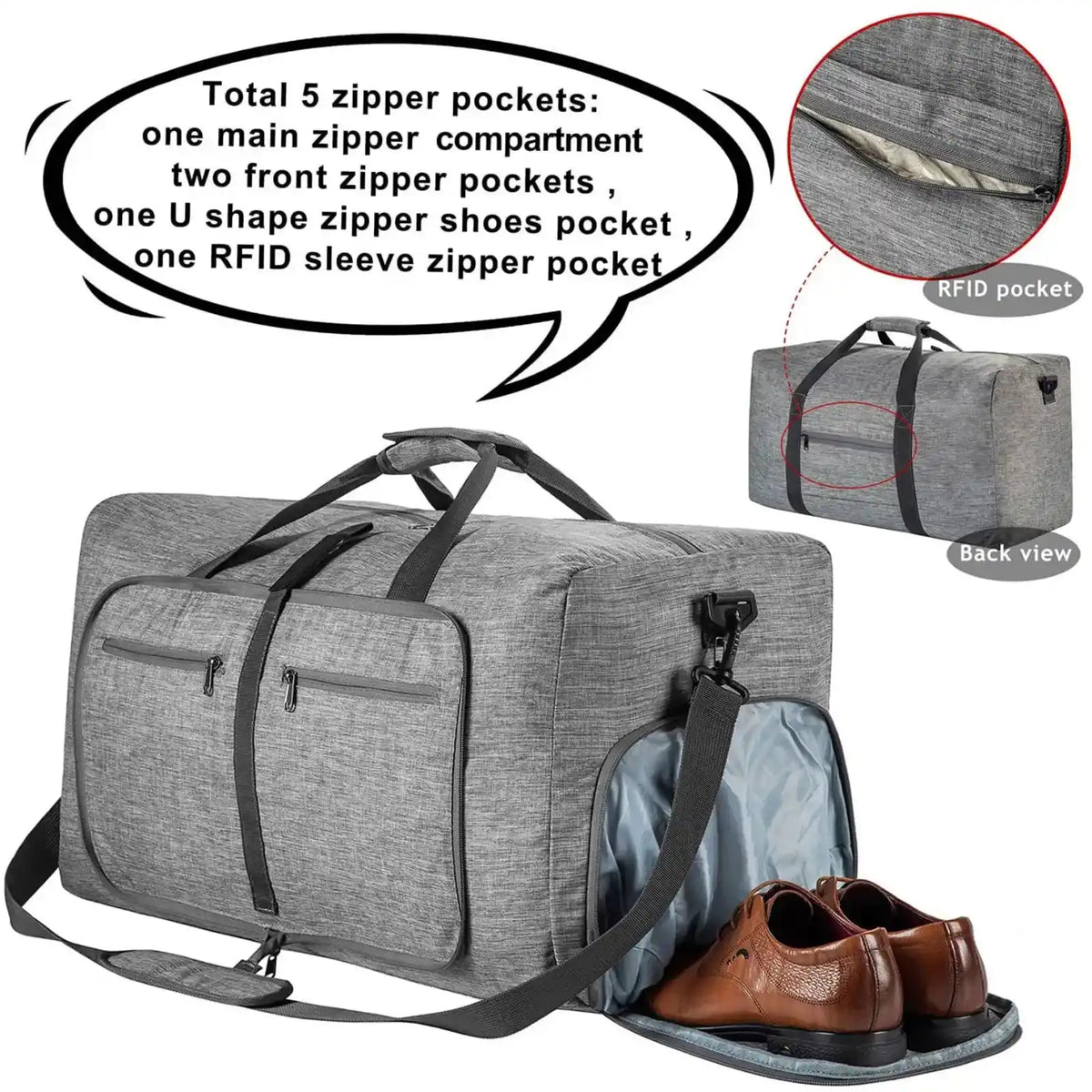 Large-Capacity Carry-On Weekender Bag – product image 14