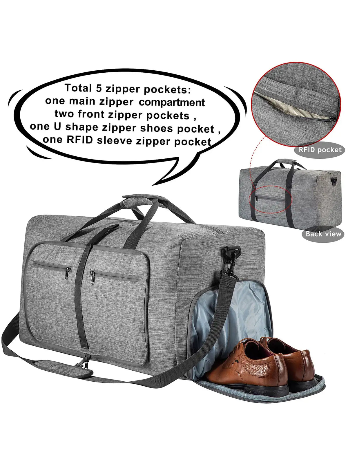 Large-Capacity Carry-On Weekender Bag Smash Price Shop Weekender Bag