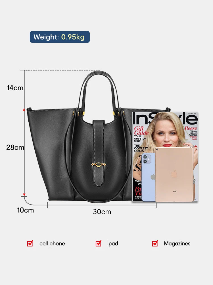 Large Genuine Leather Work Tote Bag for Women Smash Price Shop Women's Leather Tote Bag