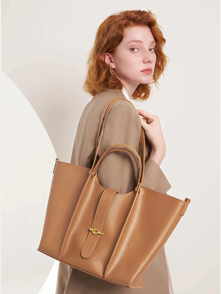 Large Genuine Leather Work Tote Bag for Women Smash Price Shop Women's Leather Tote Bag