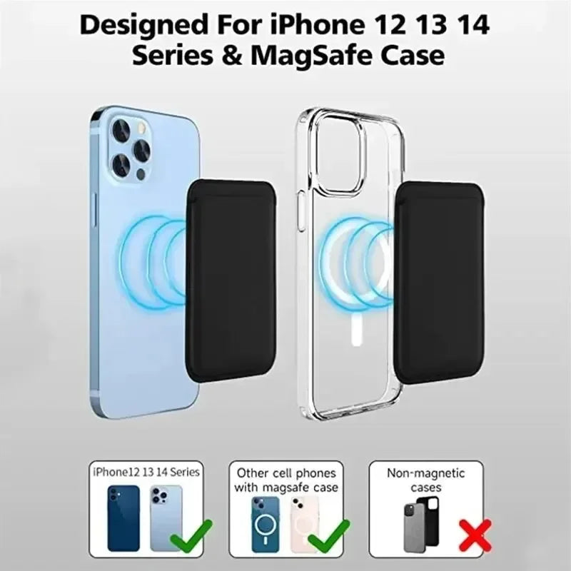 Leather Wallet Case For iPhone 15 Pro Max Wallet Leather Compatible For Magsafe iPhone 14 13 12 Card Holder with MagSafe Magnet Smash Price Shop