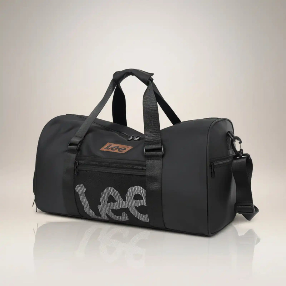 Lee Waterproof Weekender Duffel Bag with Shoe Compartment in Color B-Black – product image 7