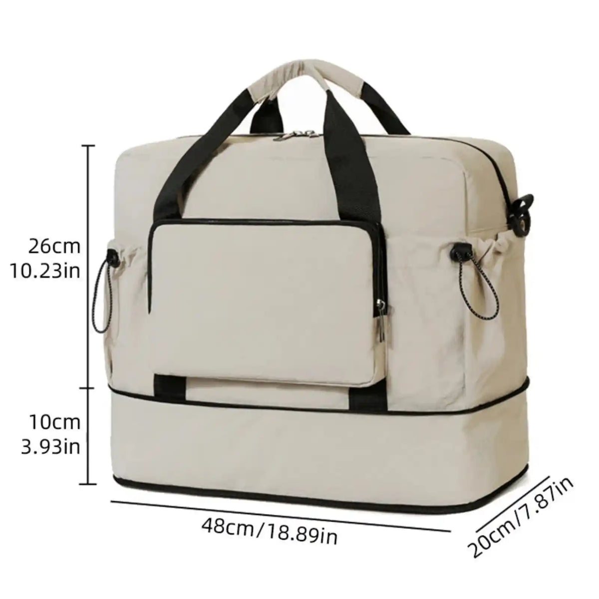 Lightweight Nylon Weekender Duffel Bag – product image 12