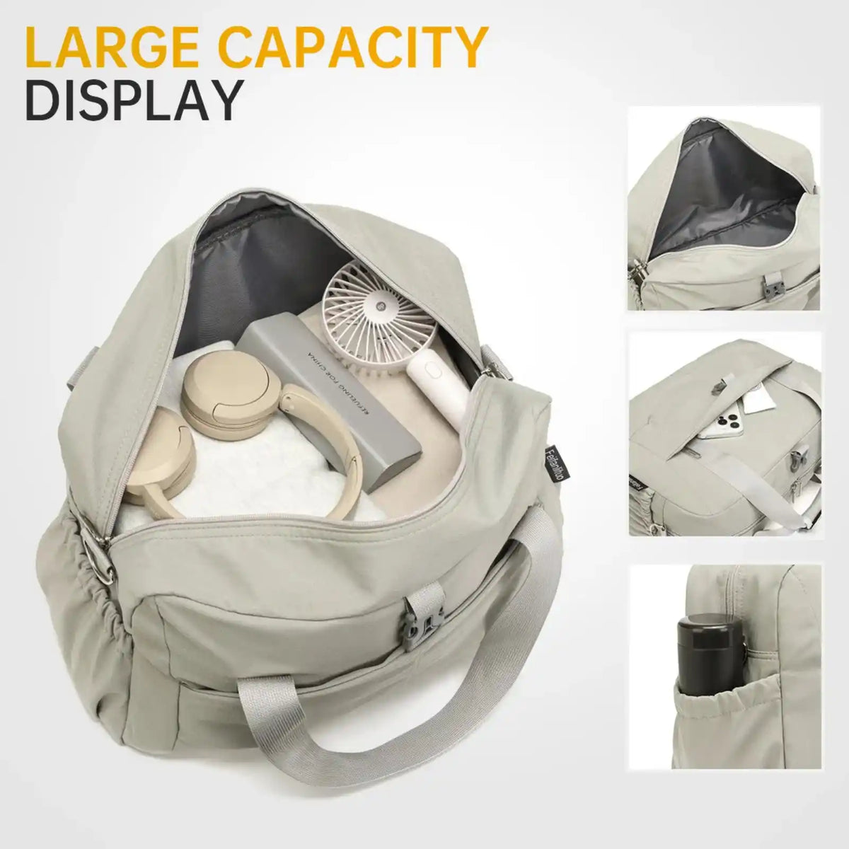 Lightweight Nylon Weekender Travel Bag for Women – product image 14