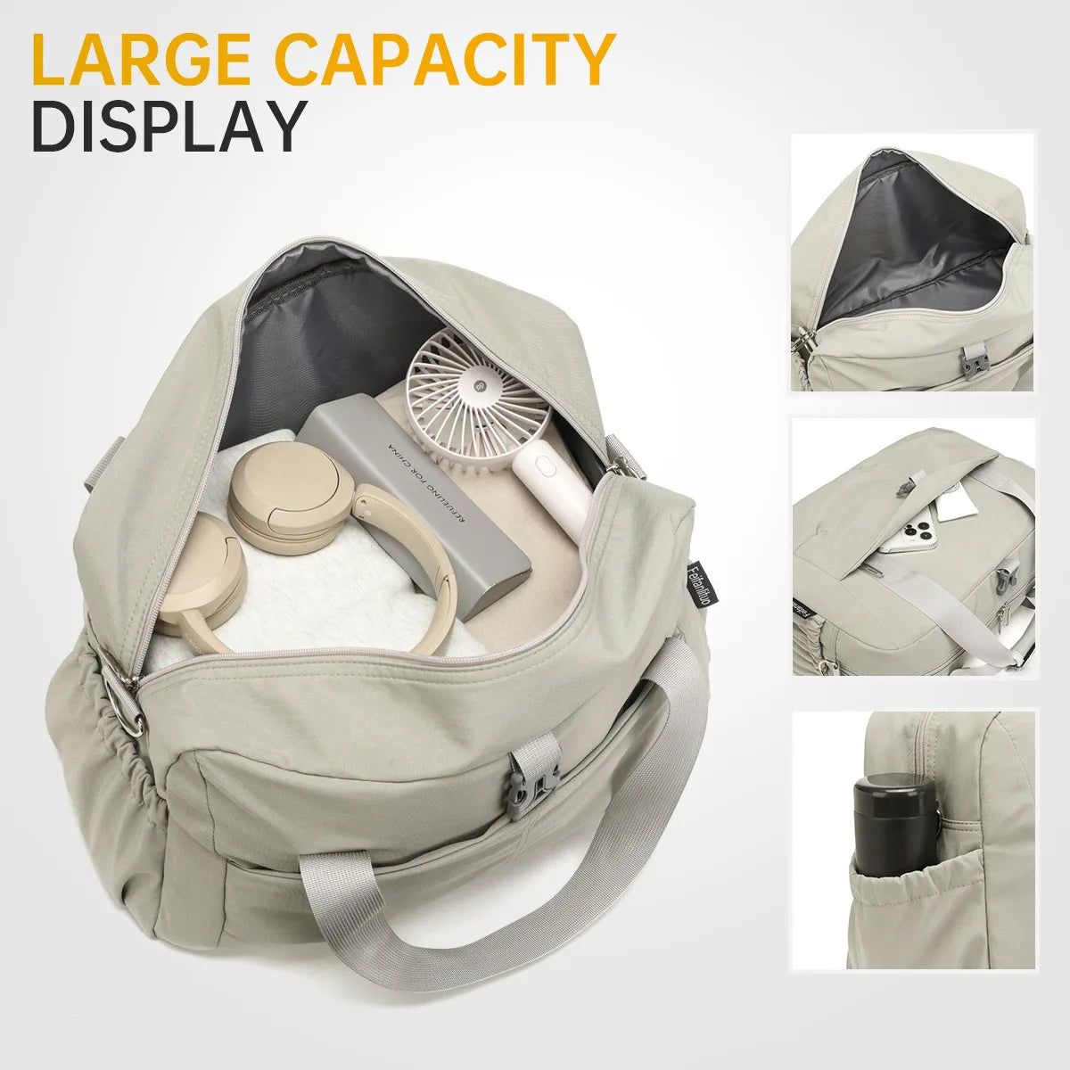 Lightweight Nylon Weekender Travel Bag for Women Smash Price Shop Travel Bag