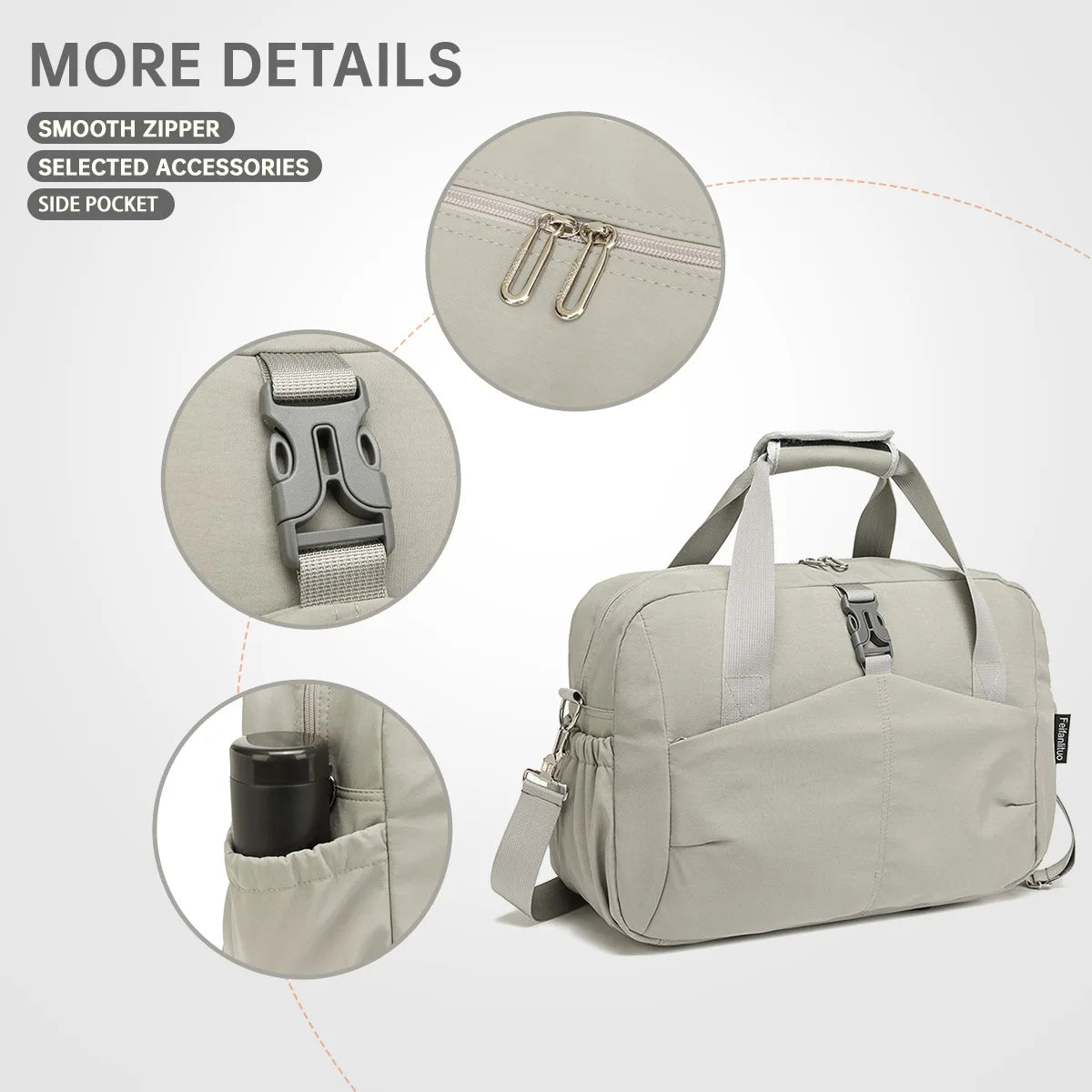 Lightweight Nylon Weekender Travel Bag for Women Smash Price Shop Travel Bag