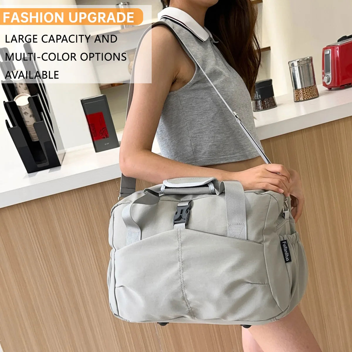 Lightweight Nylon Weekender Travel Bag for Women Smash Price Shop Travel Bag
