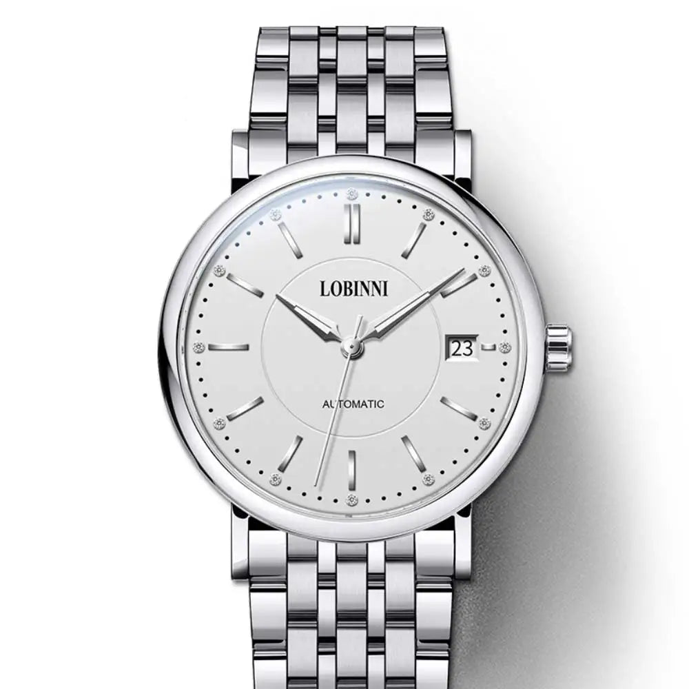 LOBINNI 12025F Ladies Automatic Watch – 36mm, Sapphire, Seagull