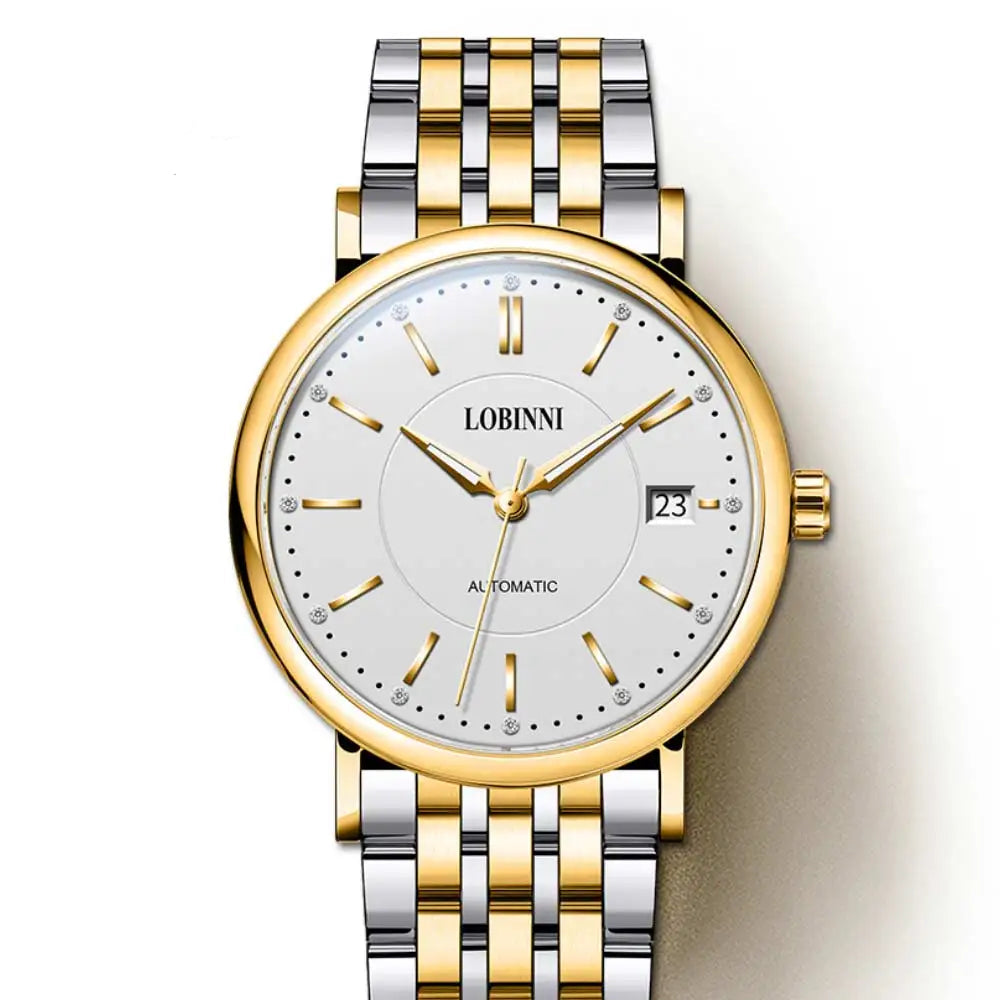LOBINNI 12025F Ladies Automatic Watch – 36mm, Sapphire, Seagull