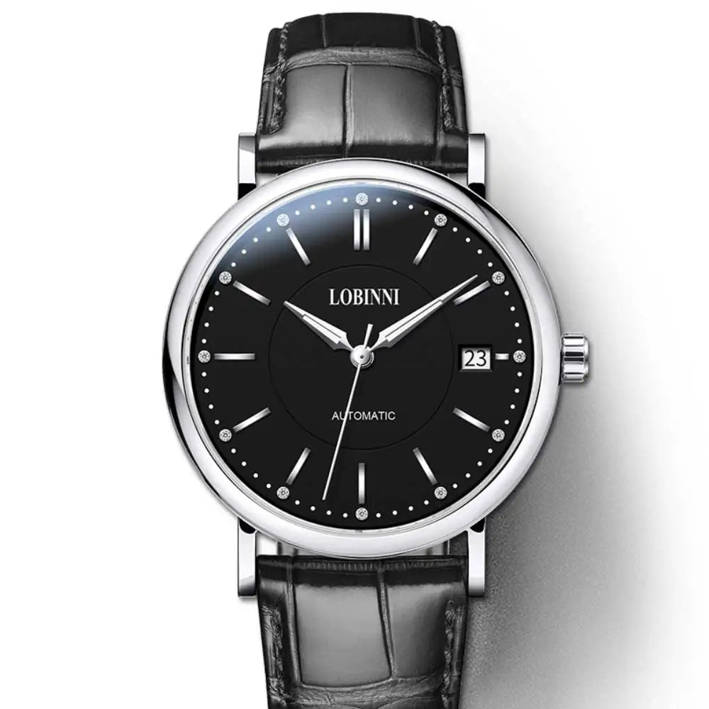 LOBINNI 12025F Ladies Automatic Watch – 36mm, Sapphire, Seagull