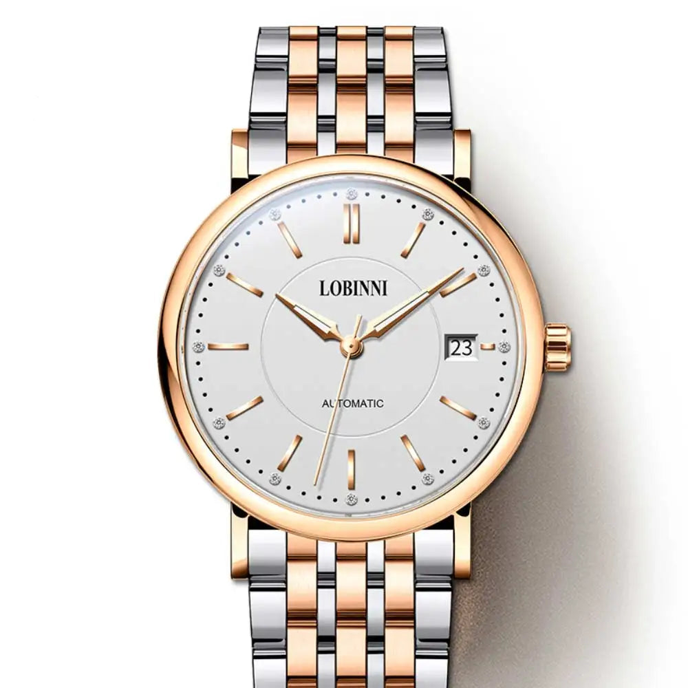 LOBINNI 12025F Ladies Automatic Watch – 36mm, Sapphire, Seagull