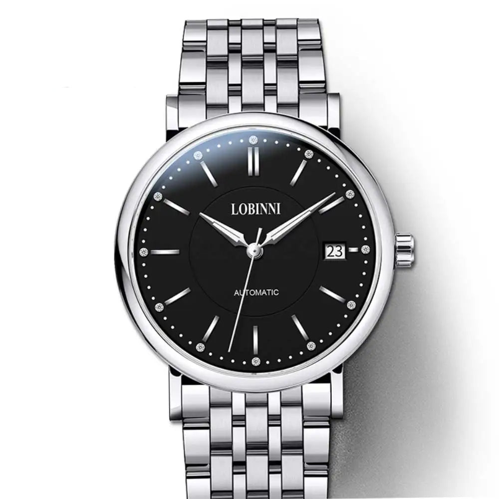 LOBINNI 12025F Ladies Automatic Watch – 36mm, Sapphire, Seagull