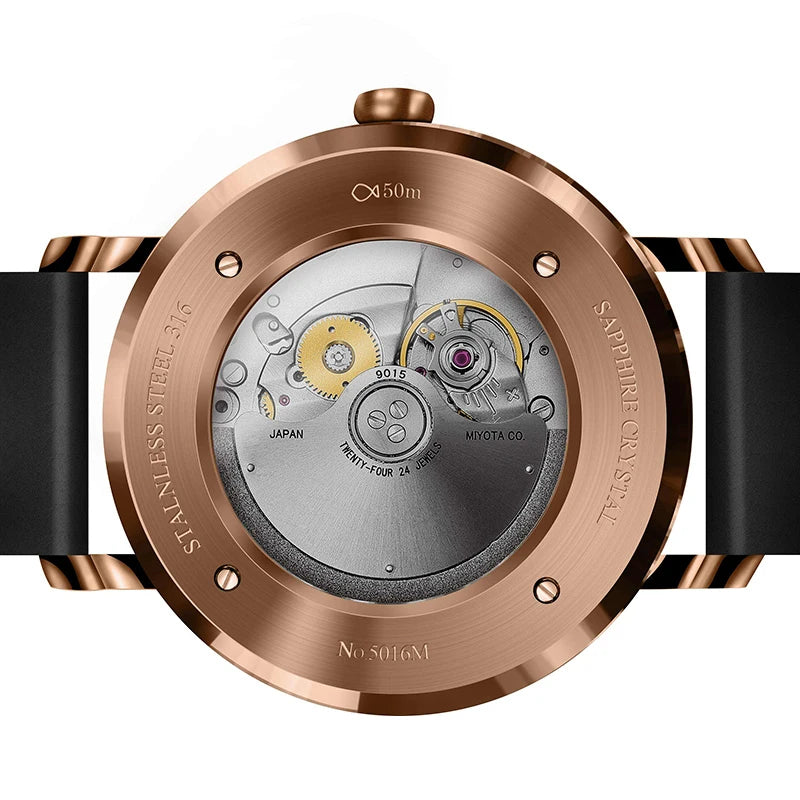 LOBINNI L5016M Automatic Men’s Watch – Miyota 9015 Sapphire Smash Price Shop Men's Watch