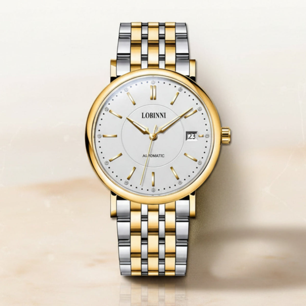 LOBINNI Ladies Automatic Sapphire Watch Smash Price Shop Women's Watch