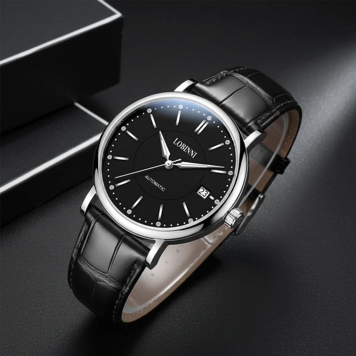 LOBINNI Ladies Automatic Sapphire Watch Smash Price Shop Women's Watch
